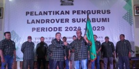 Dilantik Bro Astoem, Pengurus Landrover Sukabumi Siap Berkolaborasi dalam Kegiatan Kemanusiaan dan Sosial