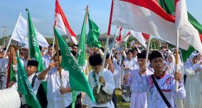 Hari Santri Nasional 2024 di Cibadak Sukabumi, Berlangsung Meriah Diikuti Ribuan Warga dan Santri