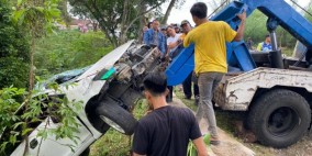 Luka Berat Akibat Mobil Masuk Jurang di Cibadak Sukabumi, Pengemudi Sudah Dilarang Pergi oleh Istri