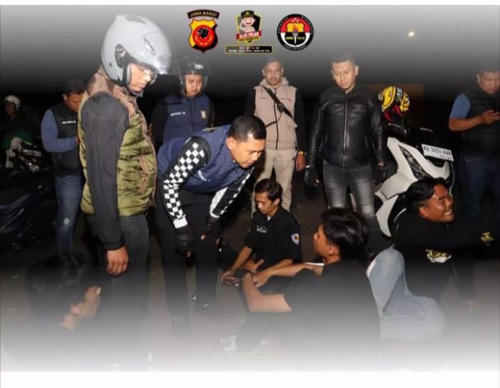 KRYD Malam Pergantian Tahun Baru Islam di Kota Sukabumi, Polisi Sita Sajam dan Miras