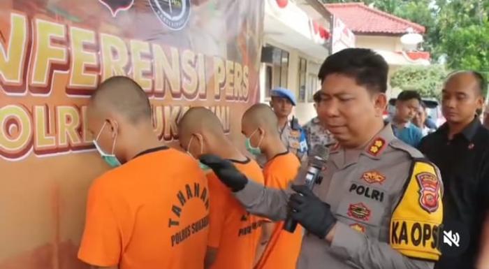 9 Anggota Geng Motor Ditangkap Petugas Polres Sukabumi, 6 Orang Masih di Bawah Umur