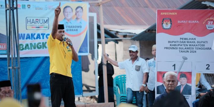 Pilkada Wakatobi 2024, Tokoh Bayo Minta Warga Masyarakat Mola Selatan Menangkan HARUM