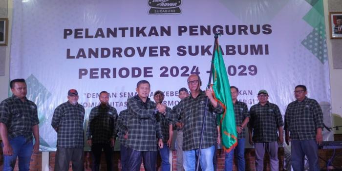 Dilantik Bro Astoem, Pengurus Landrover Sukabumi Siap Berkolaborasi dalam Kegiatan Kemanusiaan dan Sosial