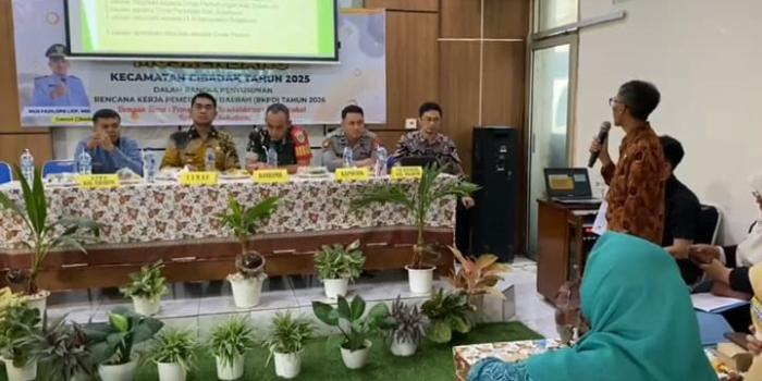 Musrenbang Kecamatan Cibadak Sukabumi, Anggota DPRD Saepul Rahman: “Prioritaskan Kebutuhan Dasar Masyarakat”